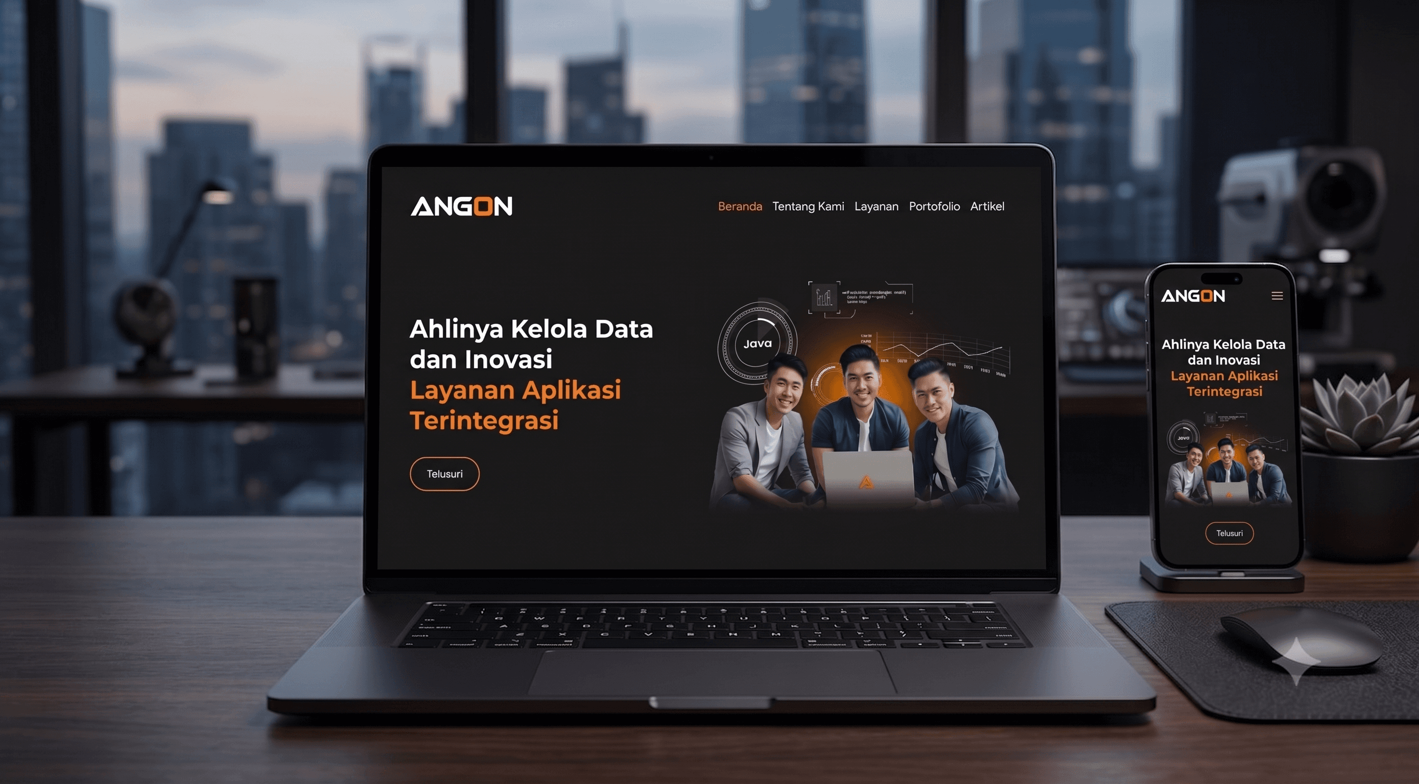 ANGON - IT Company Profile & App Integration
